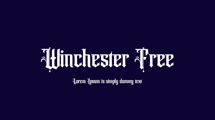 Winchester Free Font