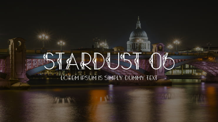 Stardust 06 Font