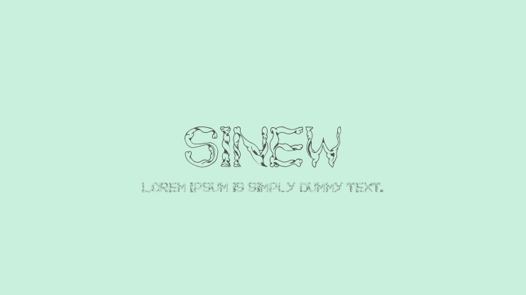 Sinew Font