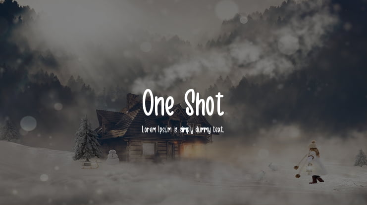 One Shot Font