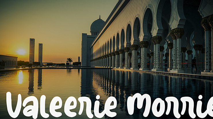 Valeerie Morrie Font