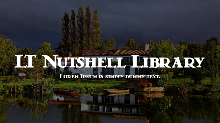LT Nutshell Library Font Family