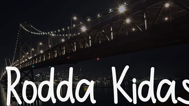 Rodda Kidas Font