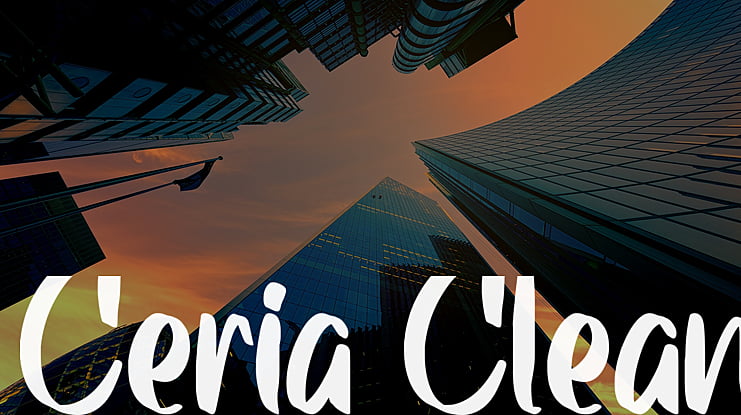 Ceria Clean Font Family