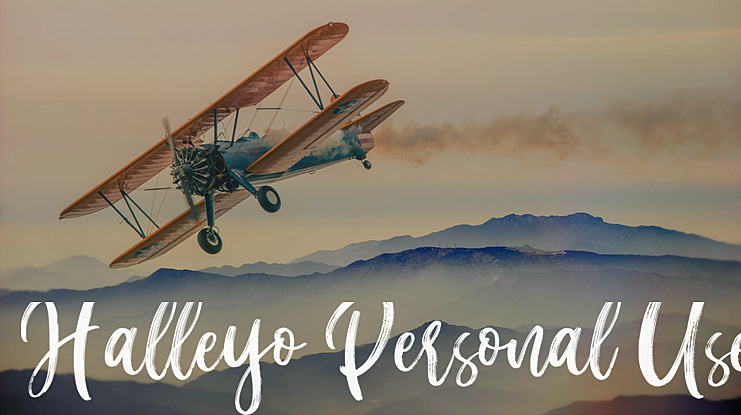 Halleyo Personal Use Font