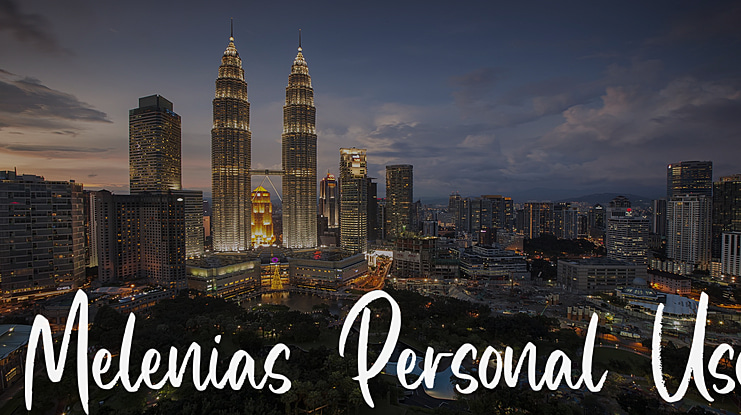 Melenias Personal Use Font