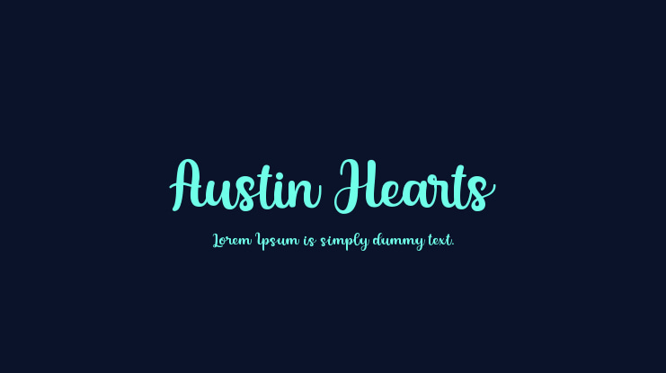 Austin Hearts Font