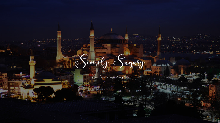 Simply Sugary Font Family