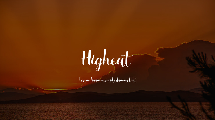 Higheat Font