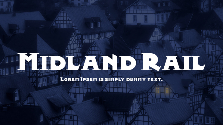 Midland Rail Font
