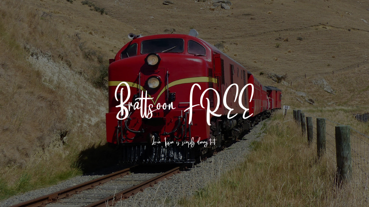 Brattsoon FREE Font