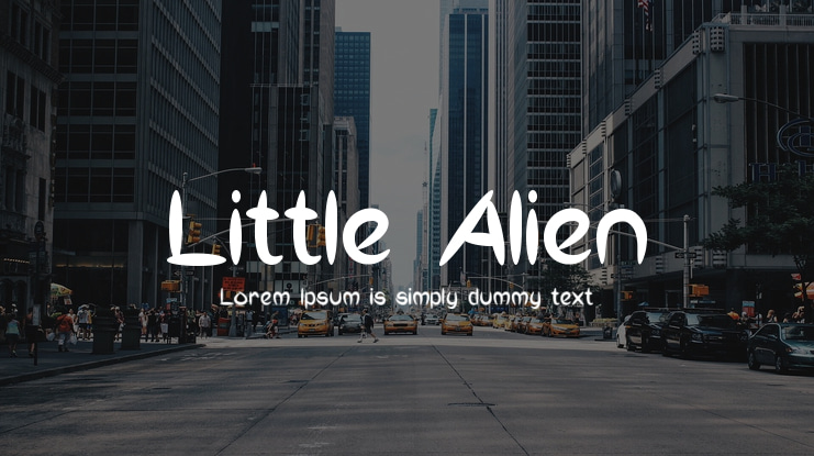 Little Alien Font