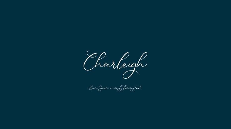Charleigh Font