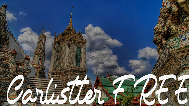 Carlistter FREE Font