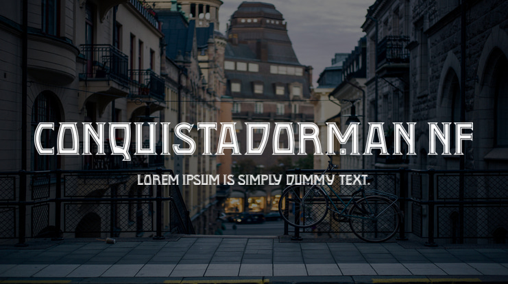 Conquistadorman NF Font