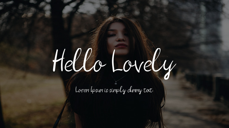 Hello Lovely Font