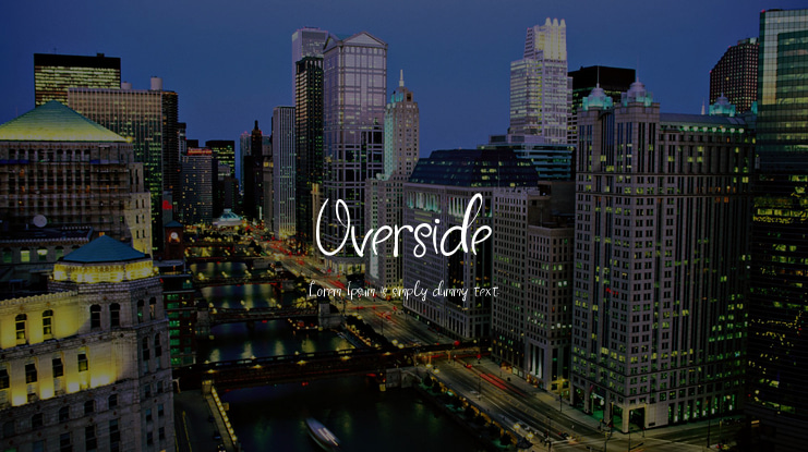 Overside Font