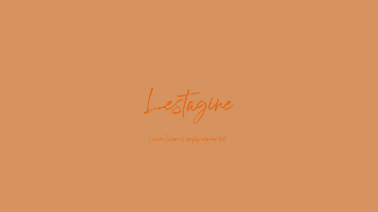 Lestagine Font