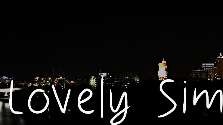 Lovely Simi Font