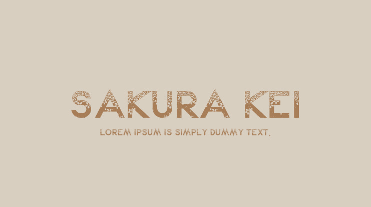 Sakura Kei Font