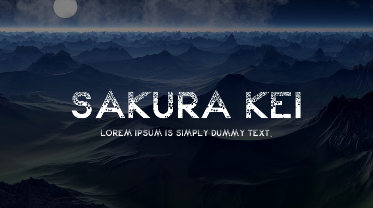 Sakura Kei Font