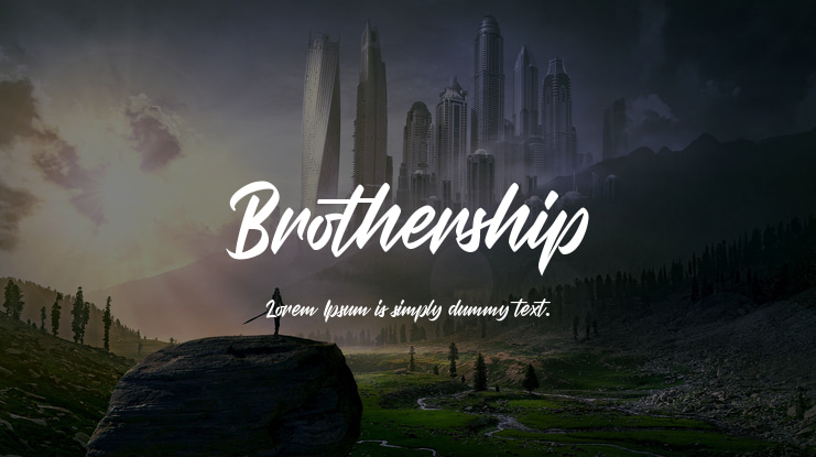 Brothership Font