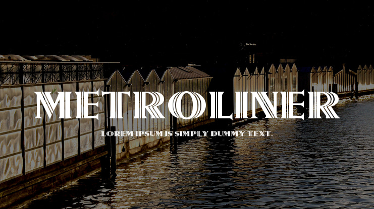Metroliner Font