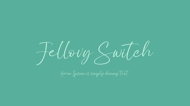 Jellovy Switch Font