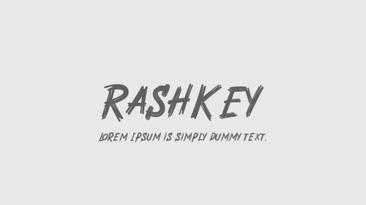 Rashkey Font
