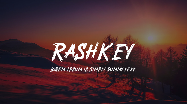 Rashkey Font