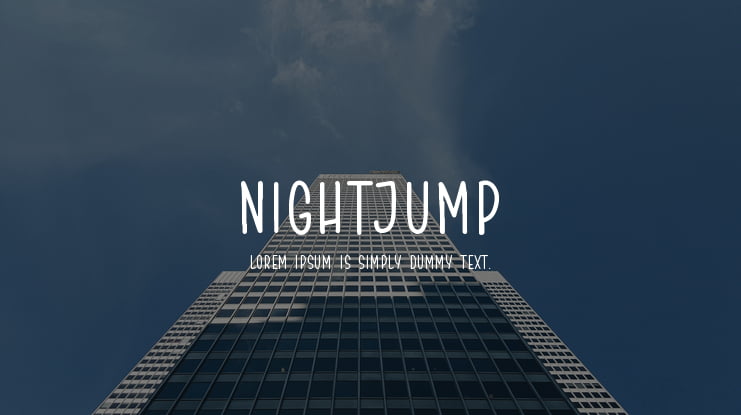 NIGHTJUMP Font