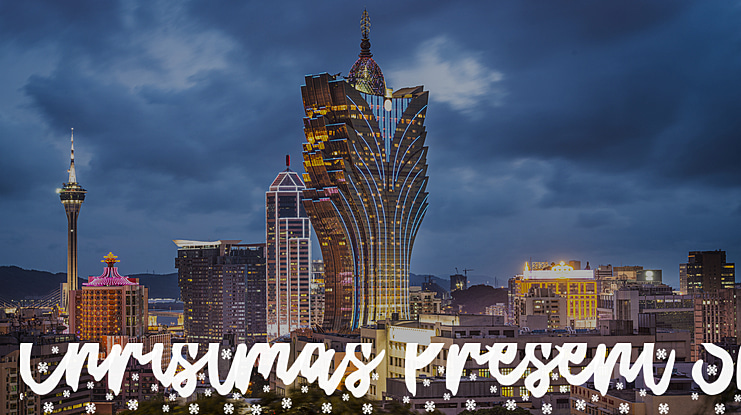 Christmas Present Snow Font