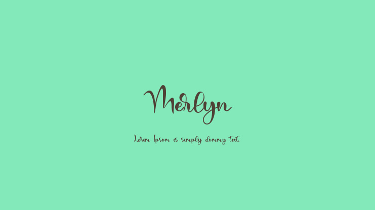 Merlyn Font