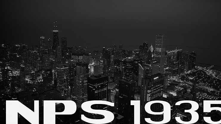 NPS 1935 Font