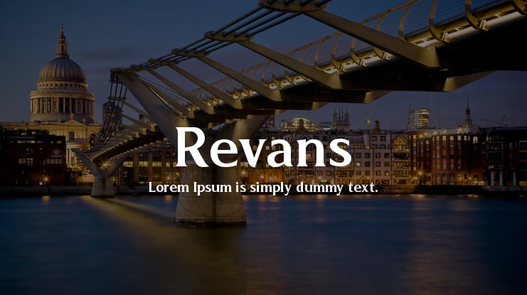 Revans Font