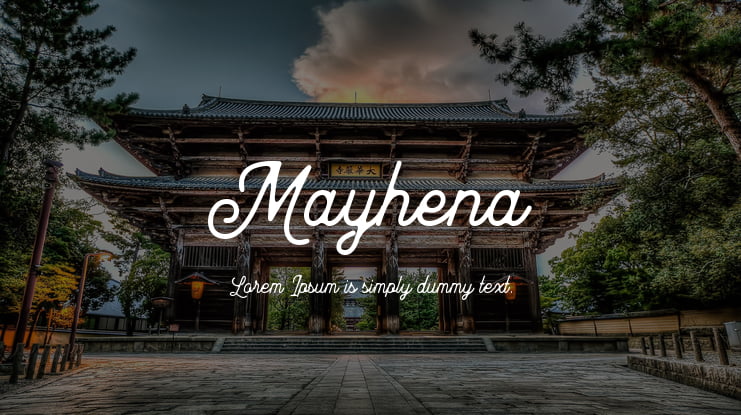 Mayhena Font