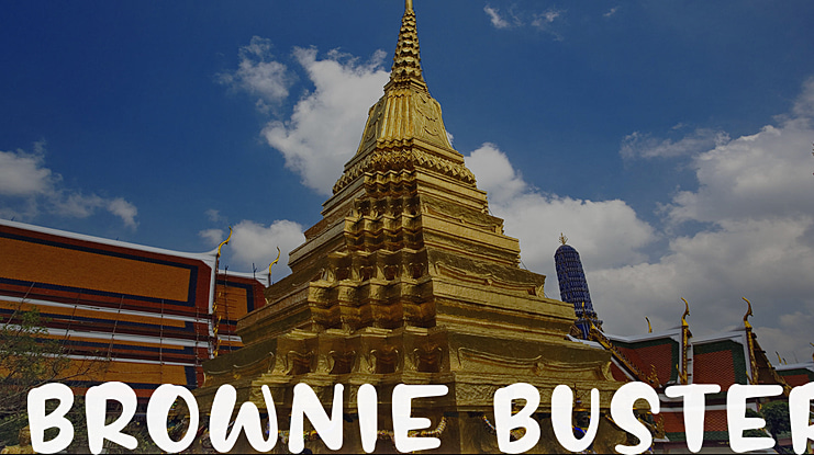 BROWNIE BUSTER Font