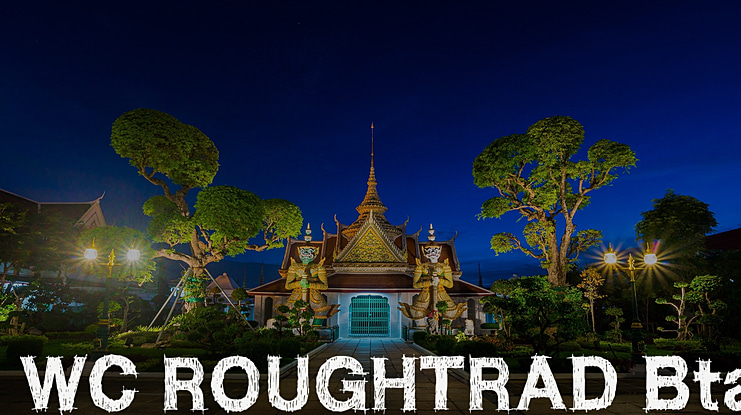 WC RoughTrad Font