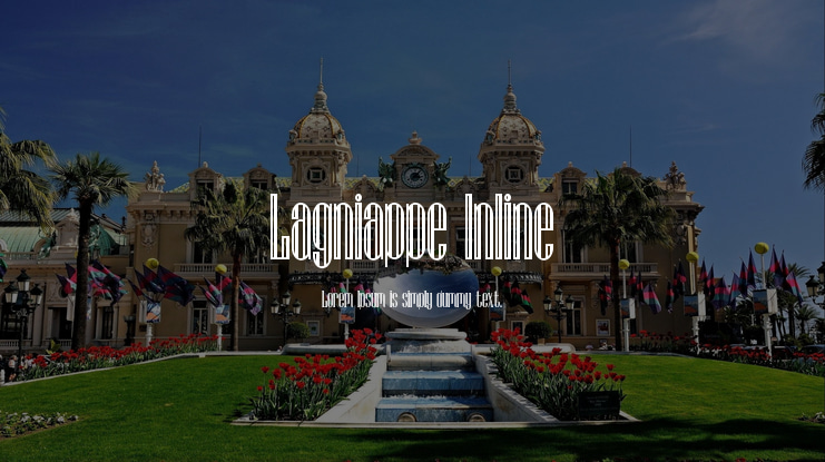 Lagniappe Inline Font