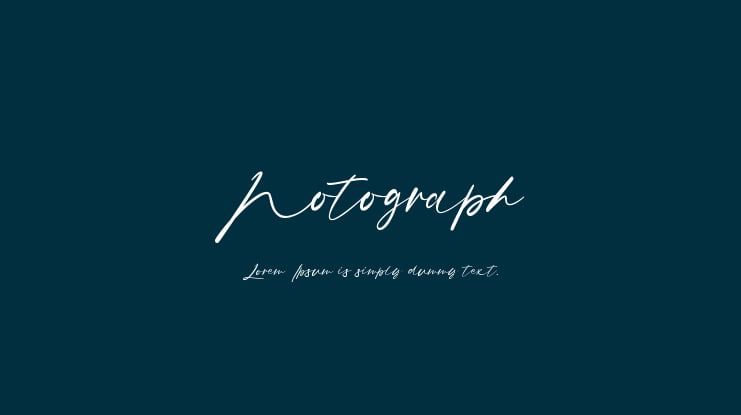 Notograph Font Family