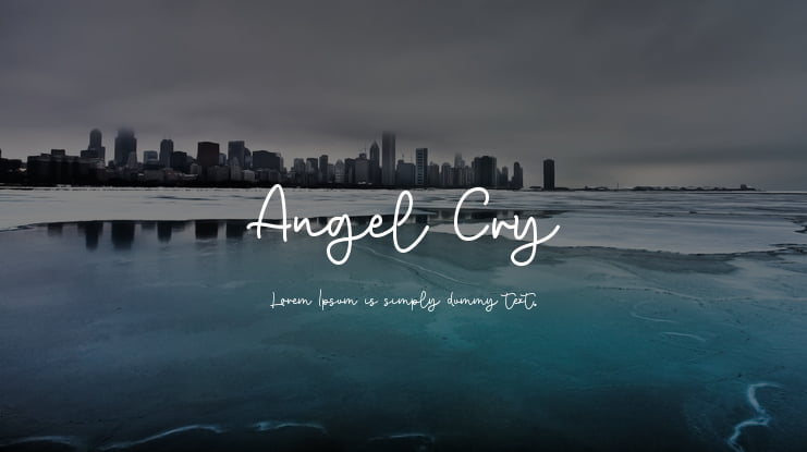 Angel Cry Font