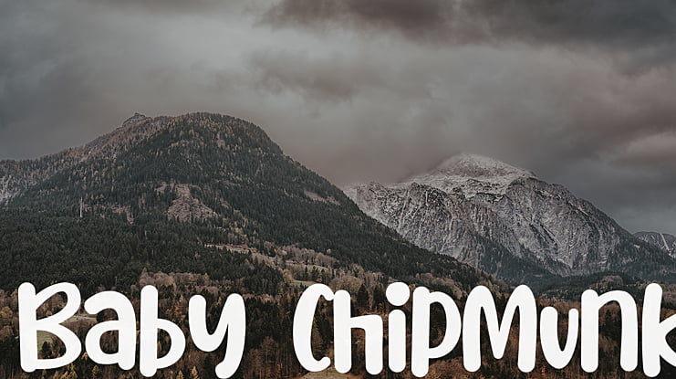 Baby Chipmunk Font