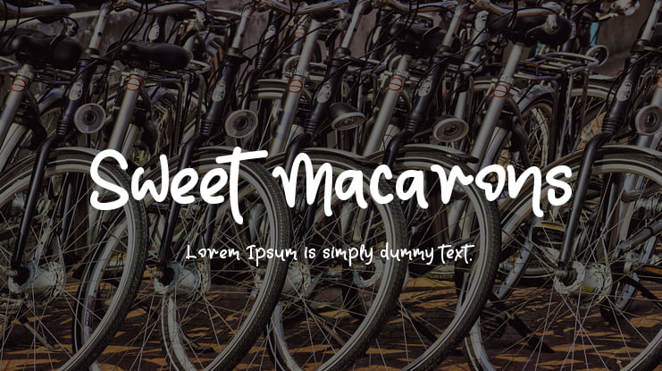 Sweet Macarons Font