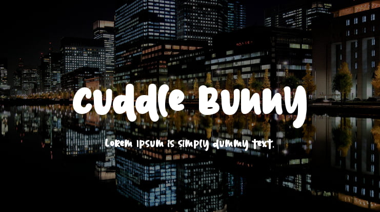 Cuddle Bunny Font