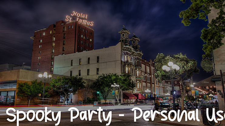 Spooky Party - Personal Use Font