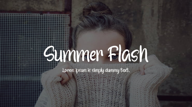 Summer Flash Font