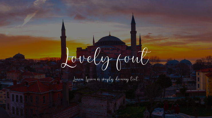 Lovely font