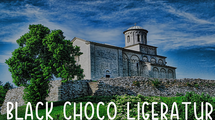 Black Choco Ligerature Font