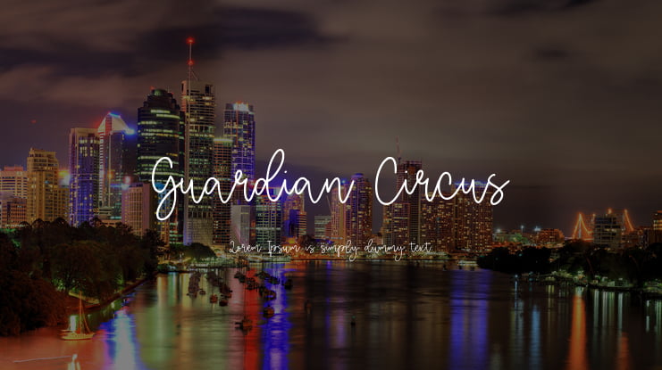 Guardian Circus Font