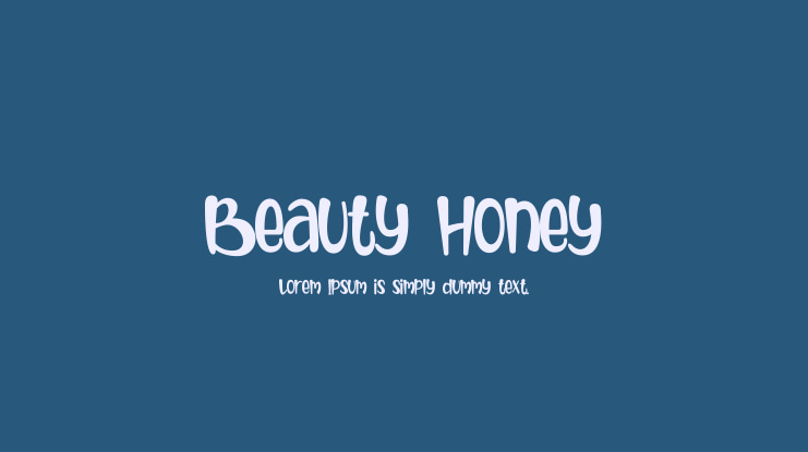 Beauty Honey Font